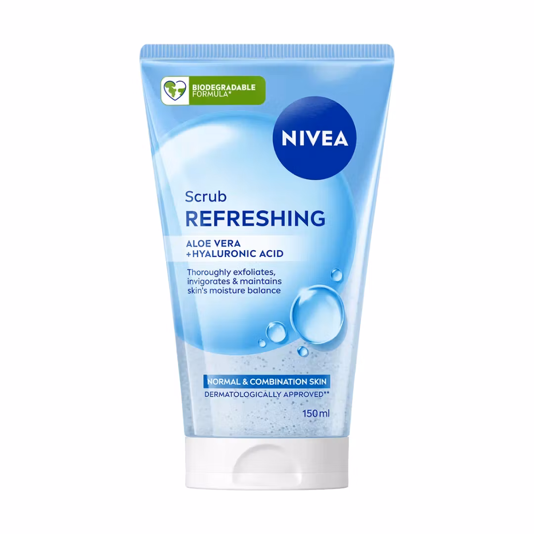 Nivea Refreshing Face Scrub with Hyaluronic Acid 150ml