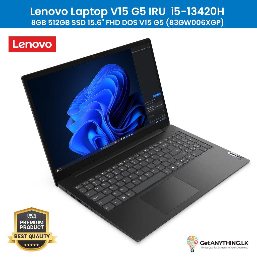 Lenovo Laptop i5-13420H V15 G5 IRL (83GW006XGP)