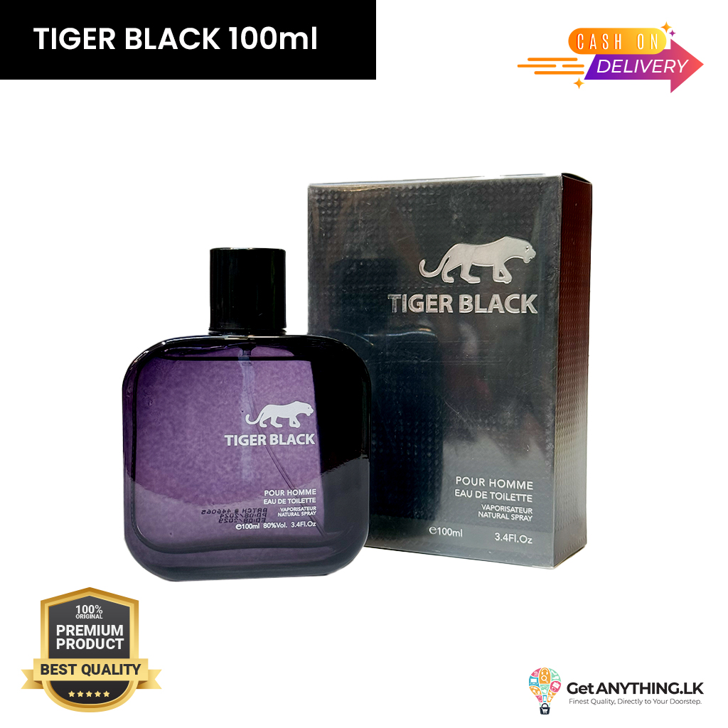 TIGER BLACK 100ml Men's Perfume
