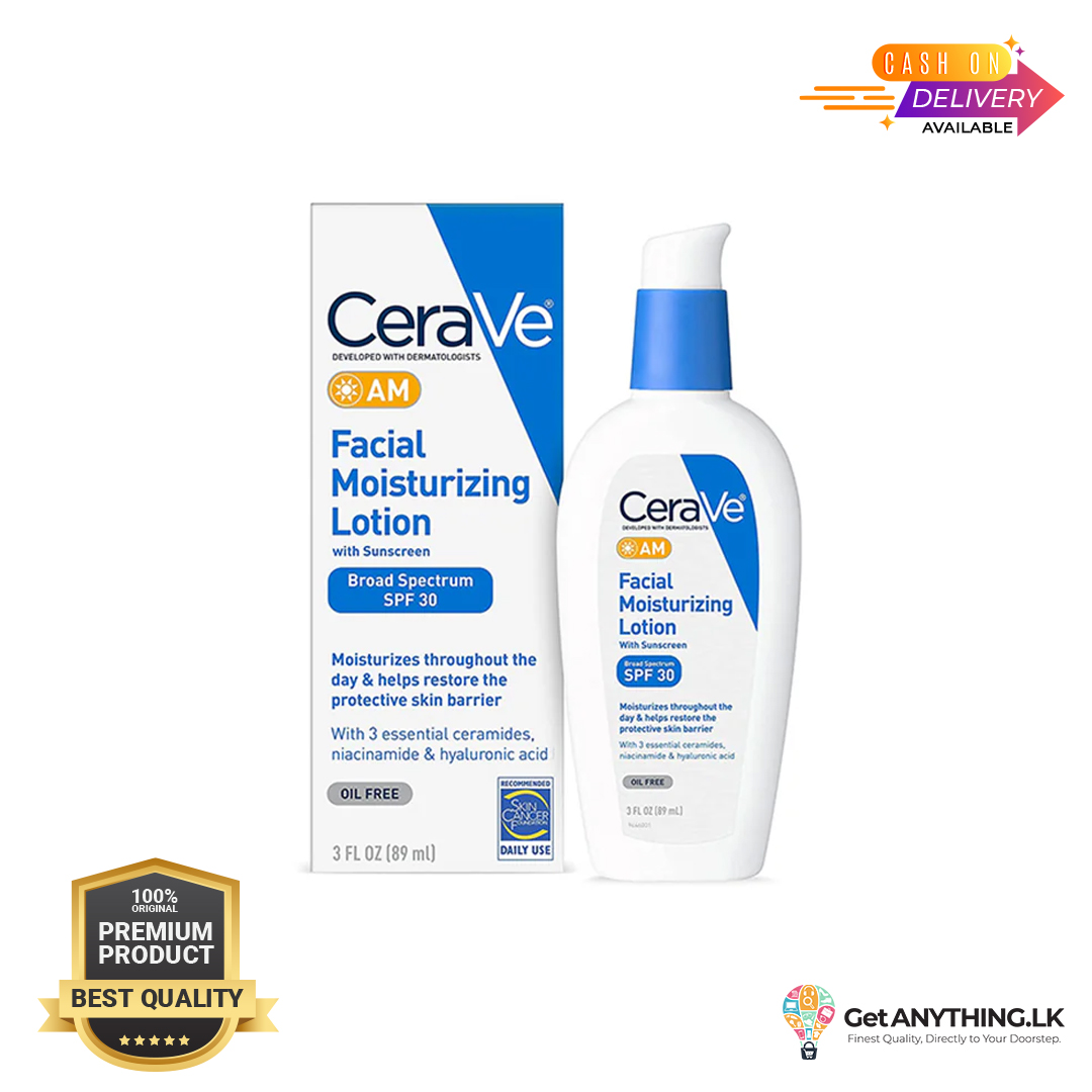 CeraVe AM Facial Moisturizing Lotion With Sunscreen SPF 30 89ml