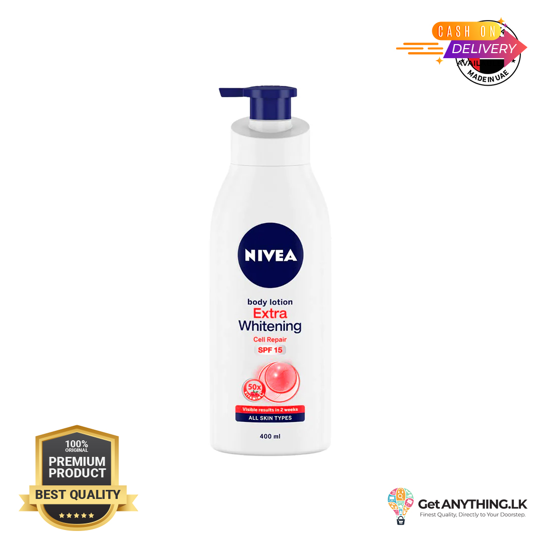 Nivea Extra Whitening Cell Repair Body Lotion SPF 15 400ml