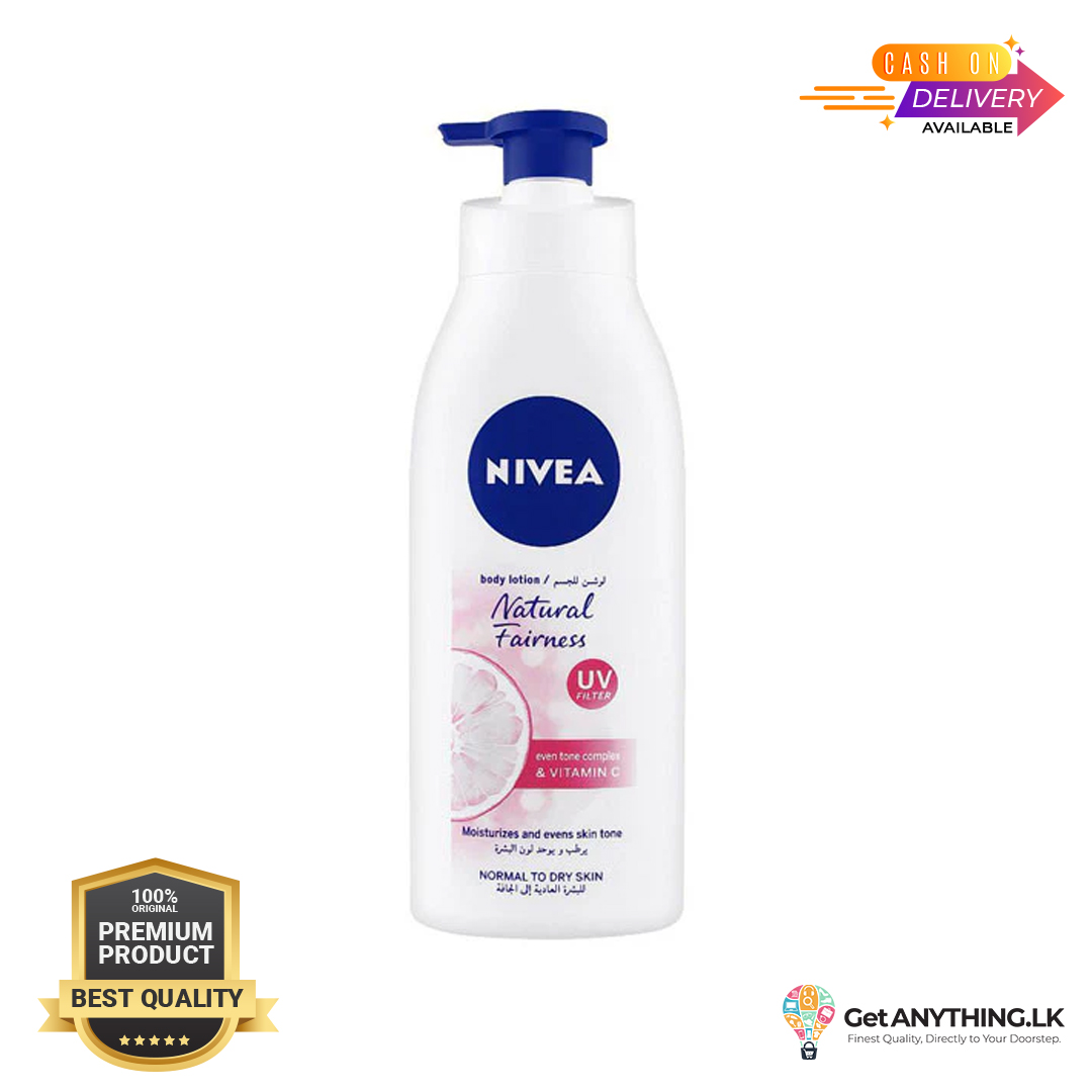 Nivea Natural Fairness UV Filter Body Lotion (400ml)
