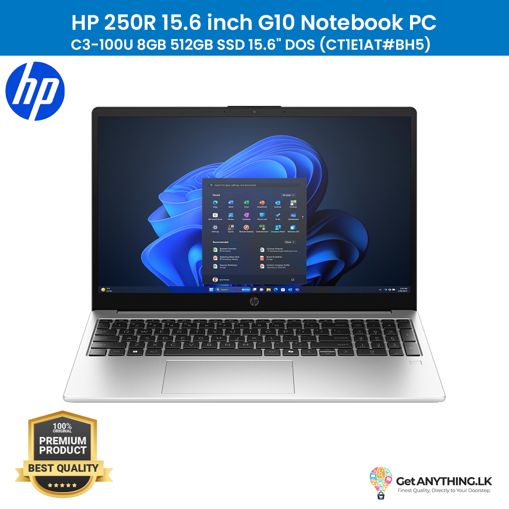 HP 250R 15.6 inch G10 Notebook PC