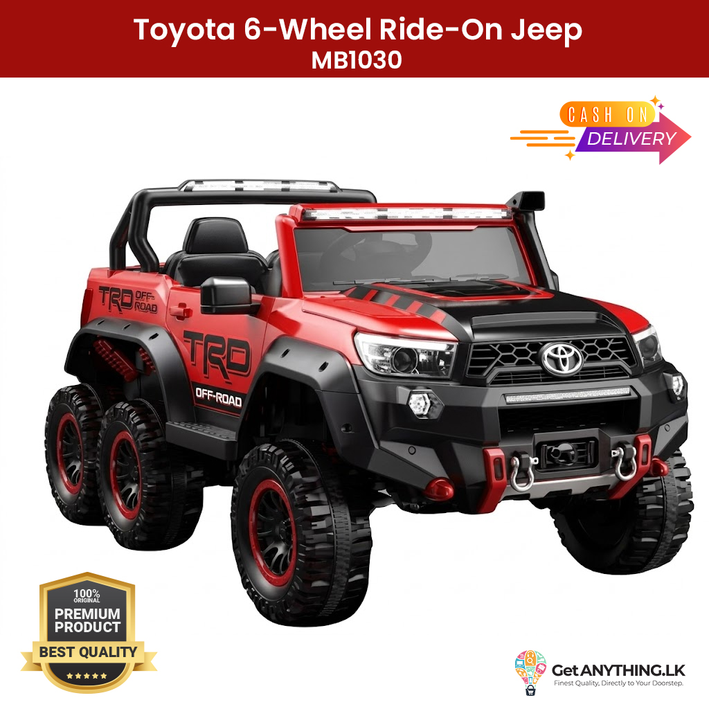 Toyota 6-Wheel Ride-On Jeep MB1030 