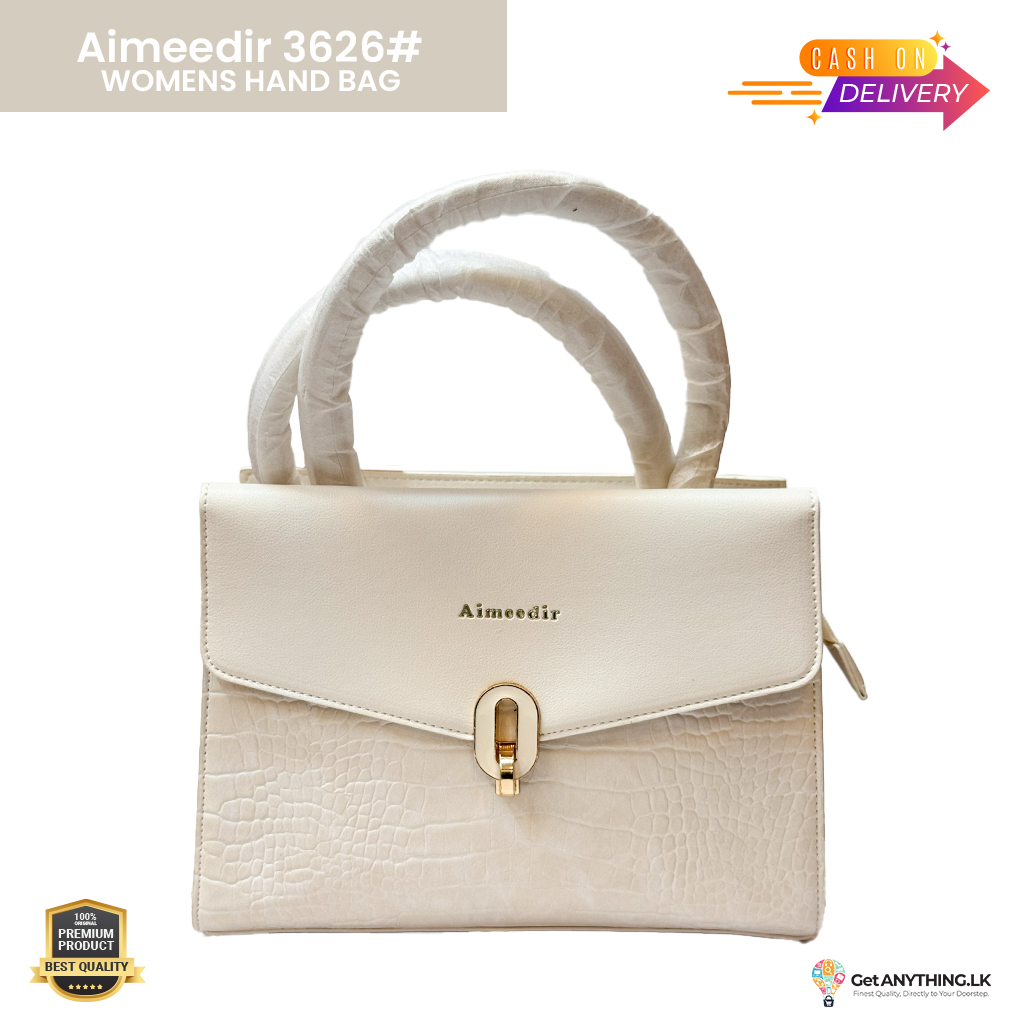 Aimeedir 3626 Women's Hand Bag White