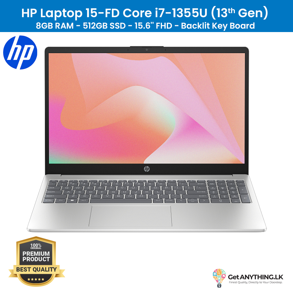 HP Laptop 15-FD Core i7-1355U (13th Gen) 