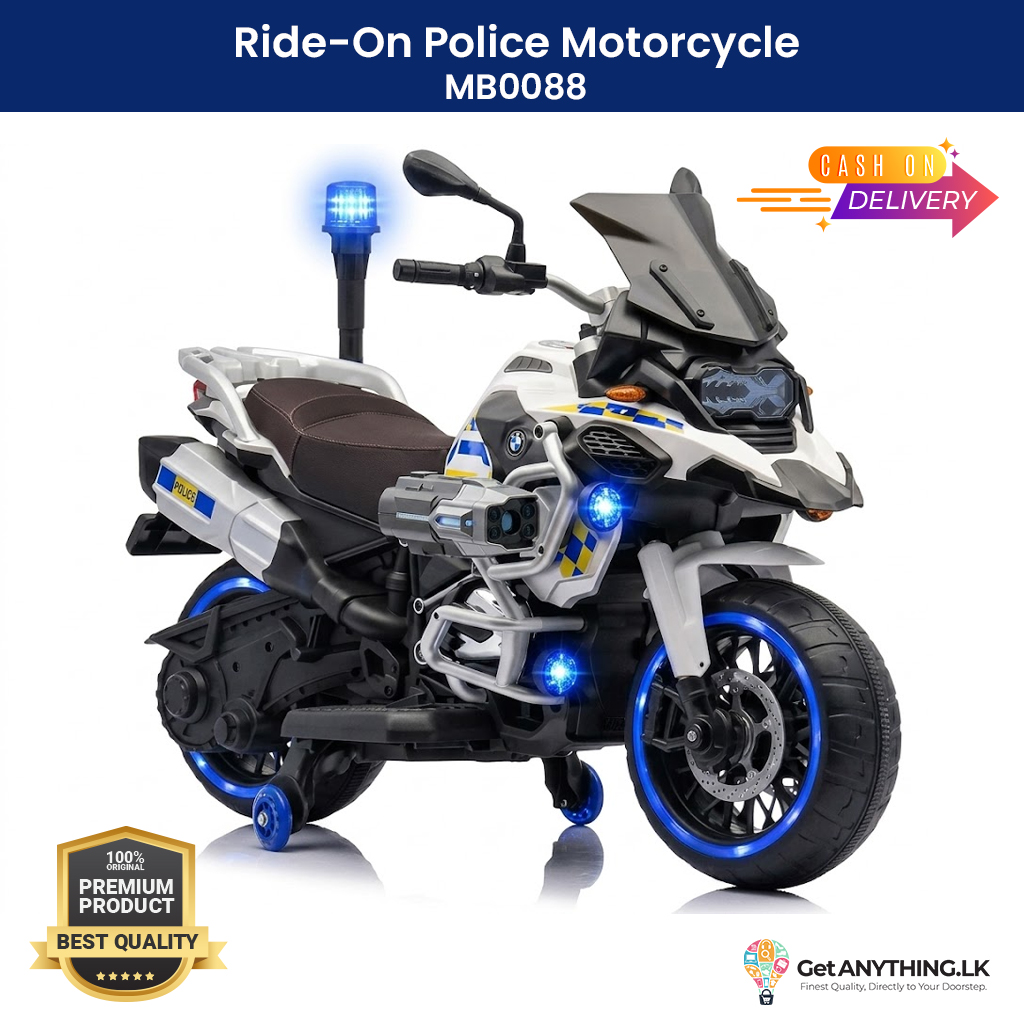 Ride-On Police Motorcycle MB0088 