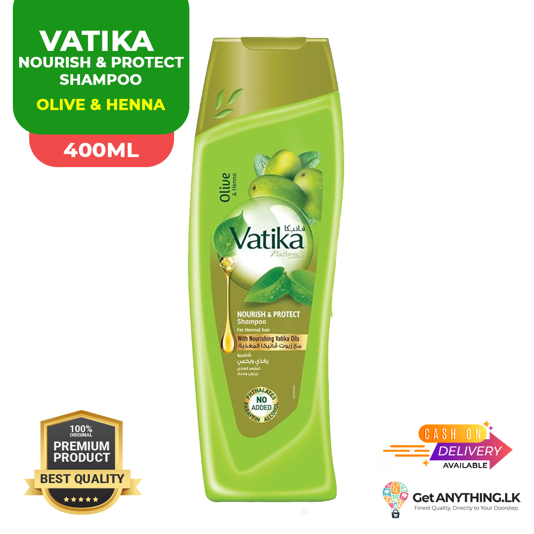 VATIKA Olive & Henna 400ml Nourish & Protect Shampoo