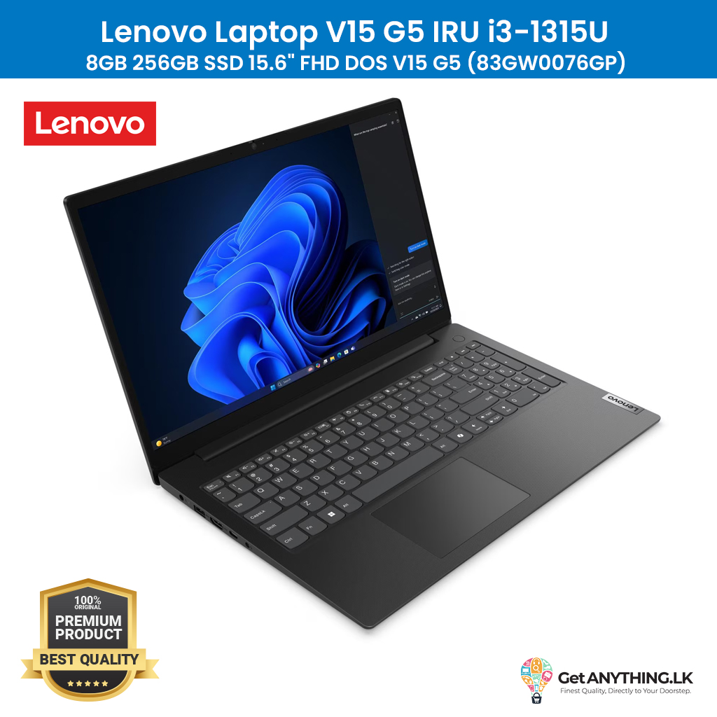 Lenovo Laptop V15 G5 IRU i3-1315U 