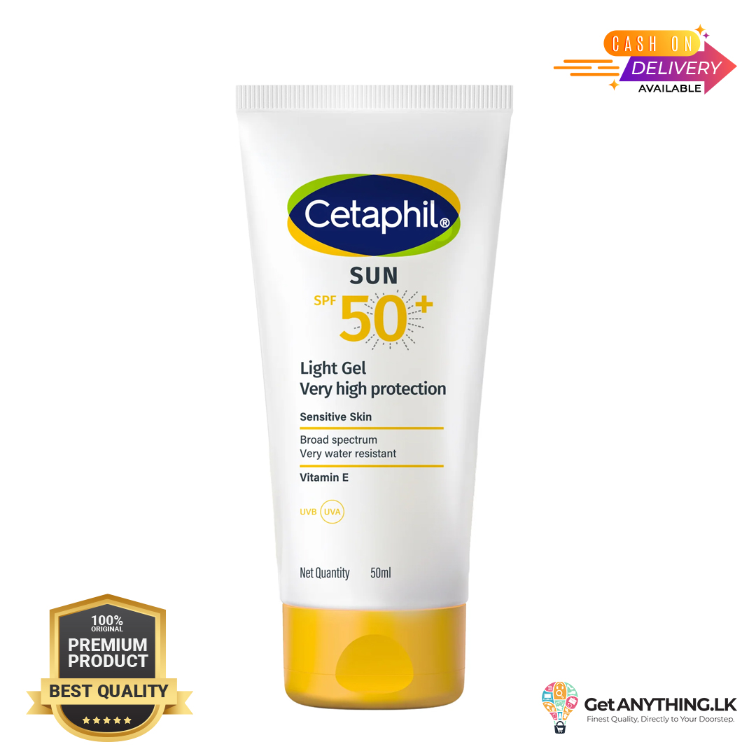 Cetaphil Sun SPF 50+ Light Gel - High Protection Sunscreen for Sensitive Skin 50ml